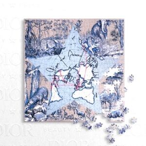 DIOR. Brand new original packaging 500 piece puzzle  “Around the World” motif.